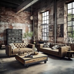 Industrial Chic Retreat: Unveiling the Rustic Beauty of a Unique Space