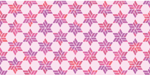 Japanese motif watercolor background. Seamless pattern.Vector. 水彩和風パターン
