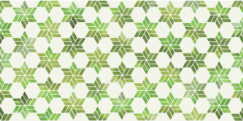 Japanese motif watercolor background. Seamless pattern.Vector. 水彩和風パターン
