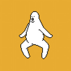 design pixel art mr do nothing character
