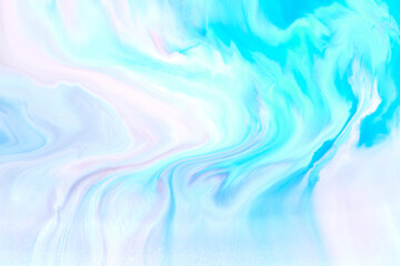 Obraz premium Light mix of colors background. Abstract print, watercolor stains, flows of alcohol ink