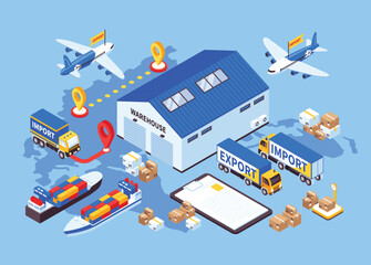 Export Import Warehouse Composition