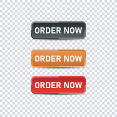 Fototapeta premium order now button for web design,online shopping web banners. Modern collection for web site. Order now icon,order now promotion.Vector illustration.
