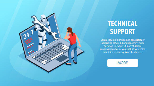 Technical Support Horizontal Banner