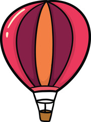 Fototapeta premium hot air balloon vector