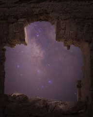 Cielo stellato rudere 