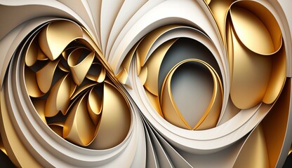 Modern and Creative 3D Abstraction Wallpaper generative Ai