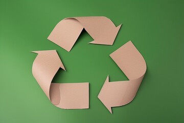 illustration, recycling symbols, ai generative