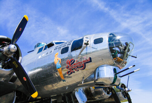 The B-17 Flying Fortress, Sentimental Journey, with Betty Grable 