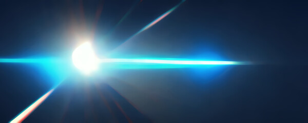 Blur light flare flash glow overlay blue rays dark