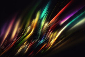 Motion lines neon glow colorful background aurora