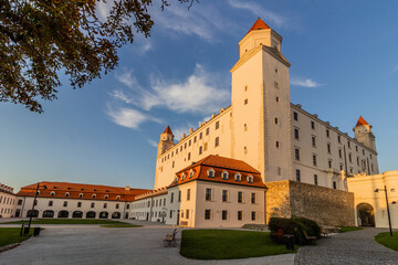 View of Bratislava castle, Slovakia