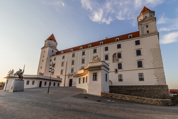 Obraz premium View of Bratislava castle, Slovakia