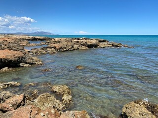 Fototapeta premium rocky coast of the sea, Spain