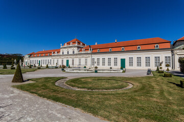 Belvedere palace in Vienna, Austria