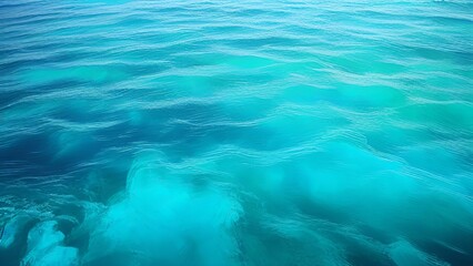 Mesmerizing Blue Waves of the Open Sea