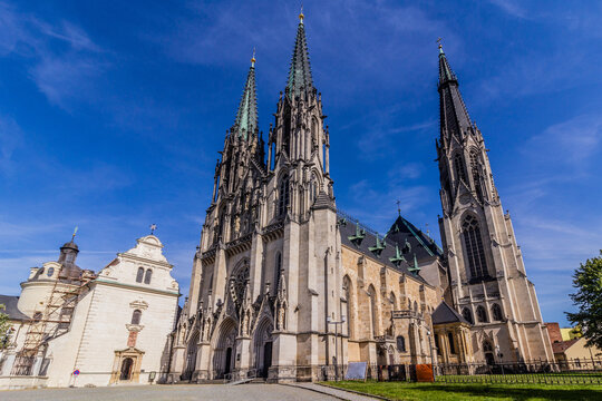 Saint Wenceslas Cathedral In Olomouc, Czech Republic.