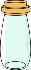 Bottle Jar Icon Illustration