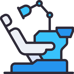 Dentist chair icon