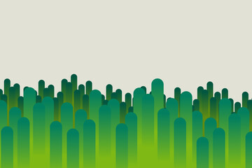 Abstract gradient green color splash geometric graphic. Vector illustration for background wallpaper poster and presentation