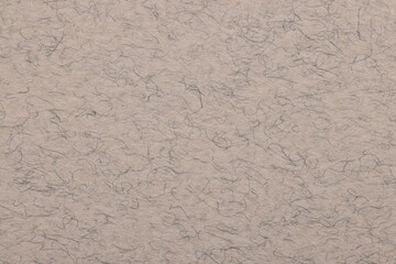 Texture of light grey paper sheet as background, top view