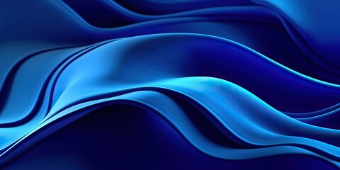 Fototapeta premium blue swirling background with a warm fluid vibe, generative ai