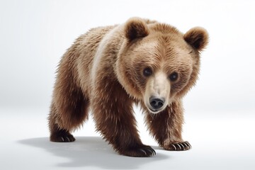 Obraz premium brown bear isolated