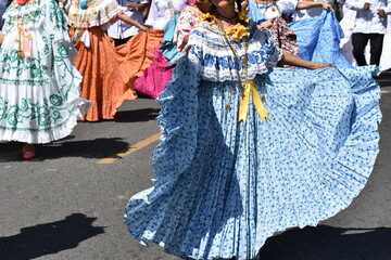 Panamenial heritage cultural dress typical cultural parade
