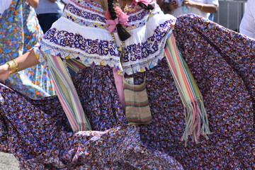Panamenial heritage cultural dress typical cultural parade