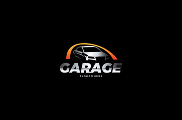 Automotive industry business logo Car Garage. Concept vetor Design template