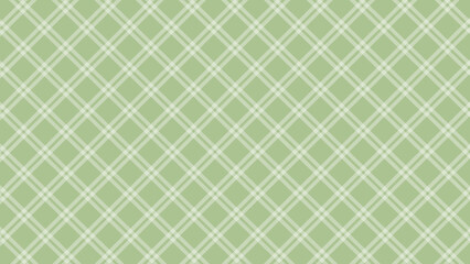 Fototapeta premium Diagonal white checkered in the green background