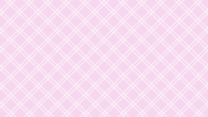 Diagonal white checkered in the pink background