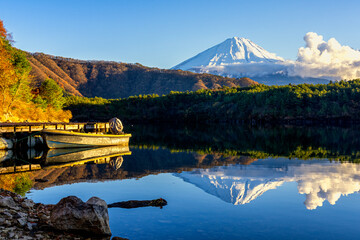 Mt. Fuji and Lakes in Autumn
