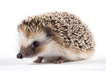 Obraz premium hedgehog on white background