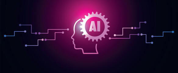 Fototapeta premium sfondo, grafica, intelligenza artificiale, AI, informatica