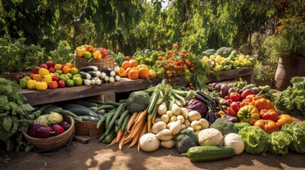 fresh vegetables in the garden Beautiful Natural Photograph Fresh Green Lifestyle