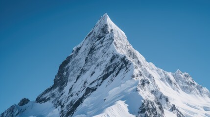 Fototapeta na wymiar Eye catching mountain peaks alps photography