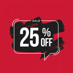 Special Offer 25% off banner template
discount banner. Black friday banner for promotion and offers