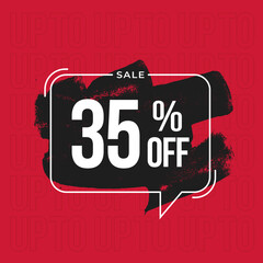 Special Offer 35% off banner template
discount banner. Black friday banner for promotion and offers