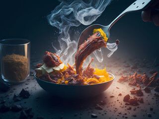 Concept  of pollution and toxic pollutants in food