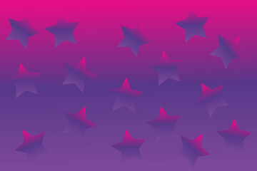 Gradient background. Banner design composition. Horizontal orientation. Modern geometric pattern. Futuristic background with geometric shapes stars. Vector illustration.