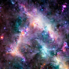 Fototapeta na wymiar Space galaxy star nebula clouds background