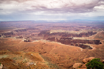 Green River Overlook in the canyon lands national park