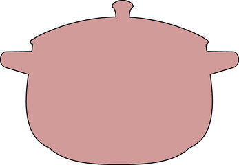 Saucepan utensils for cooking drawing.