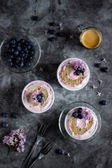 Blueberry mini cakes