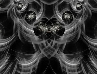 Imaginatory fractal abstract background Image