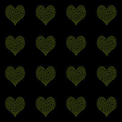 seamless pattern with hearts