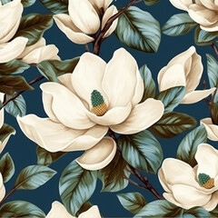 seamless magnolia leaf texture