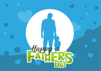 Happy Father's Day poster or banner