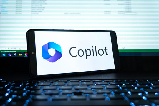Microsoft Copilot Artificial Intelligence Assistant For Applications And Services. 